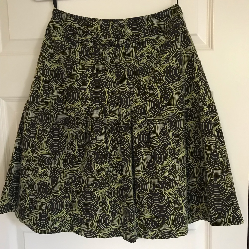 Knee length skirt